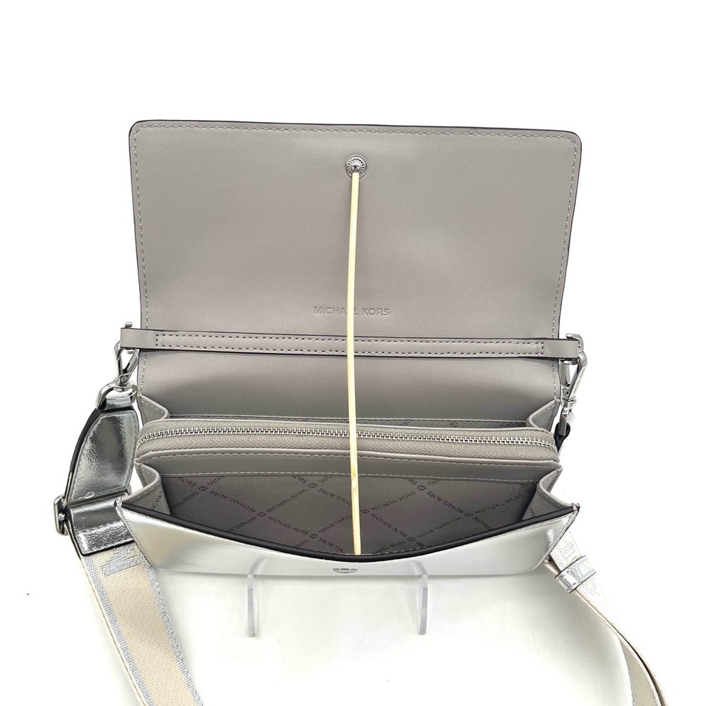 Michael Kors Large Zip Around Wallet Crossbody Bag - Picture 8 of 10